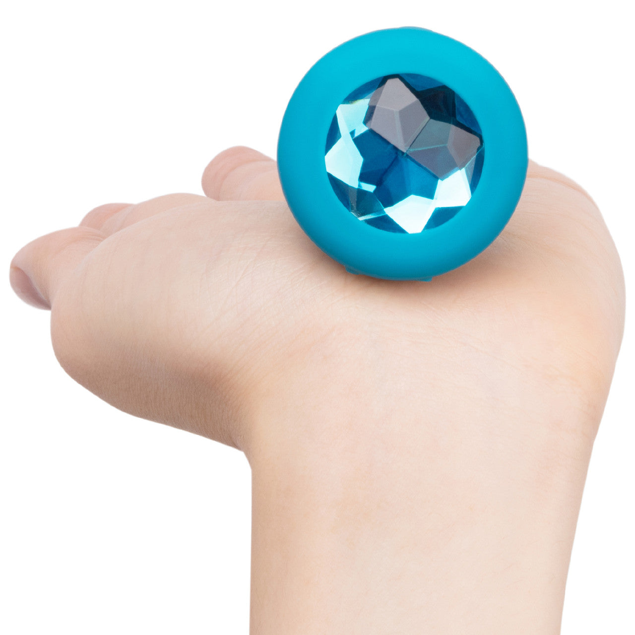 Vibrating Jewel Plug - Teal Anal Toy Vibrating Jewel Plug - Teal Anal Toy