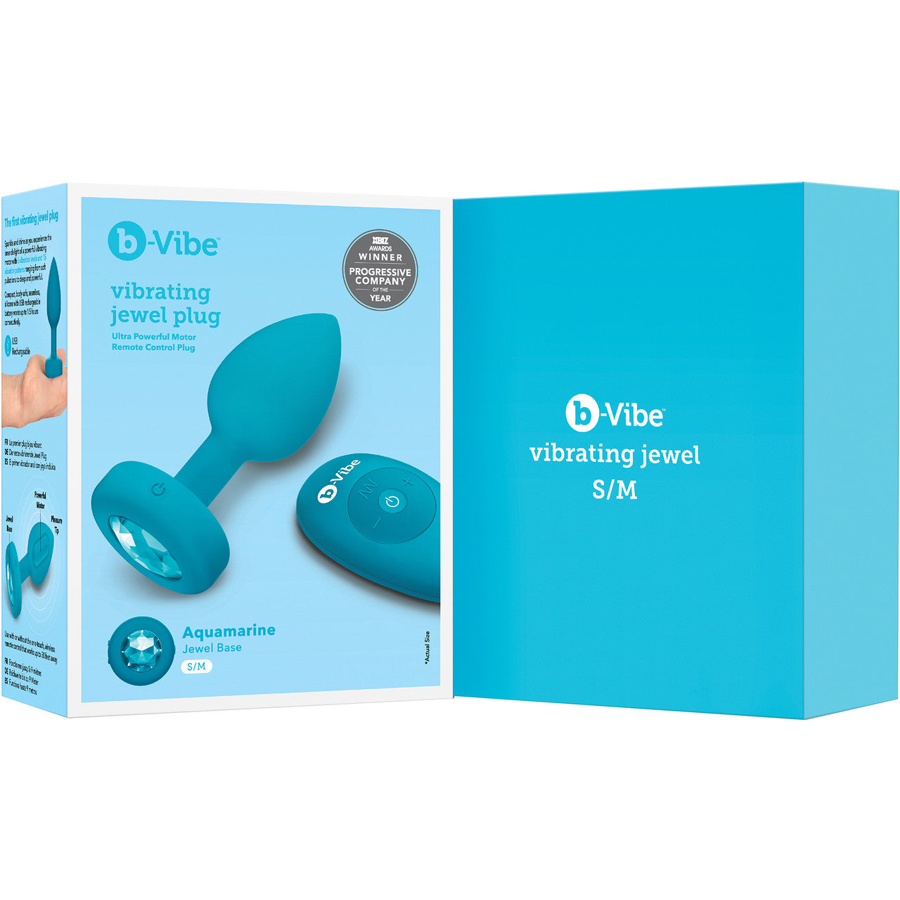 Vibrating Jewel Plug - Teal Anal Toy Vibrating Jewel Plug - Teal Anal Toy