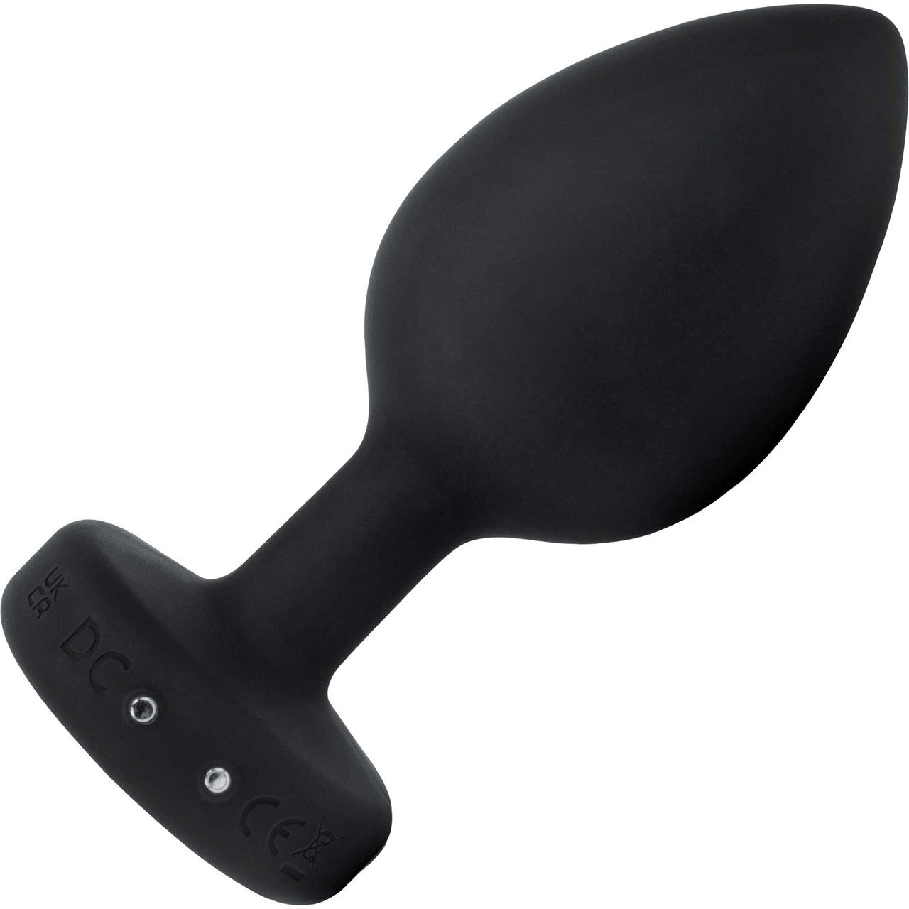 b-Vibe Vibrating Jewel Plug XXL Remote Control Silicone Anal Toy - Black