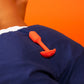 b-Vibe Vibrating Snug Plug 1 Rechargeable Silicone Anal Plug - Orange