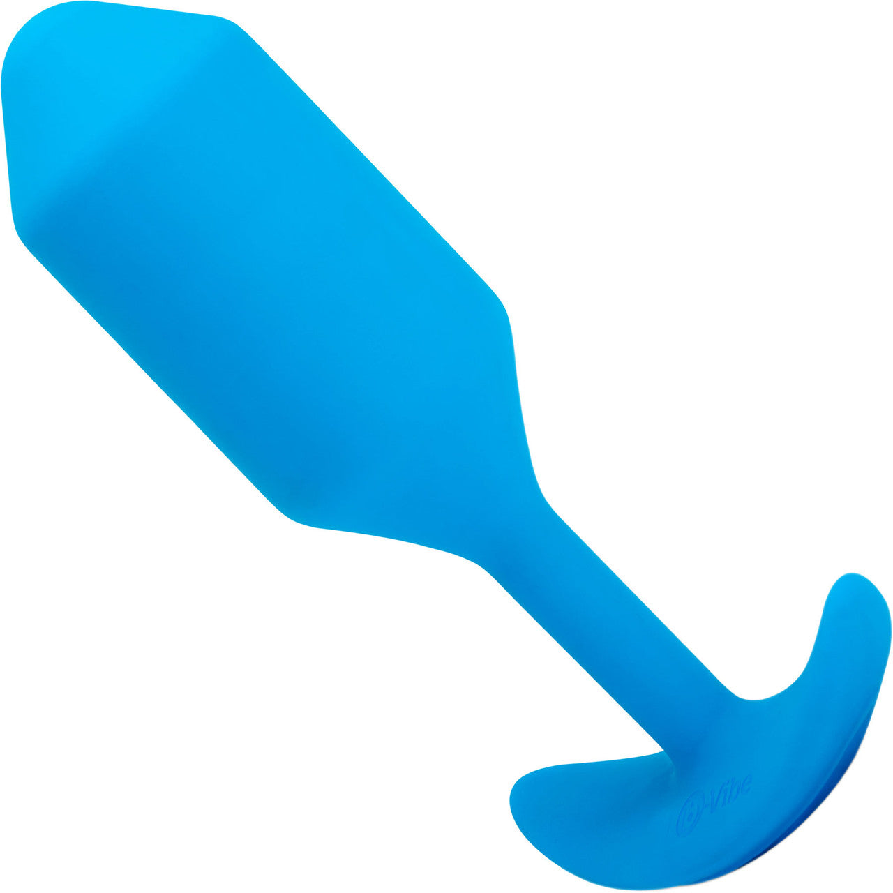 b-Vibe Vibrating Snug Plug 3 Rechargeable Silicone Anal Plug - Blue