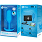 b-Vibe Vibrating Snug Plug 3 Rechargeable Silicone Anal Plug - Blue