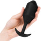 b-Vibe Vibrating Snug Plug 5 Rechargeable Silicone Anal Plug - Black