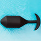 b-Vibe Vibrating Snug Plug 5 Rechargeable Silicone Anal Plug - Black