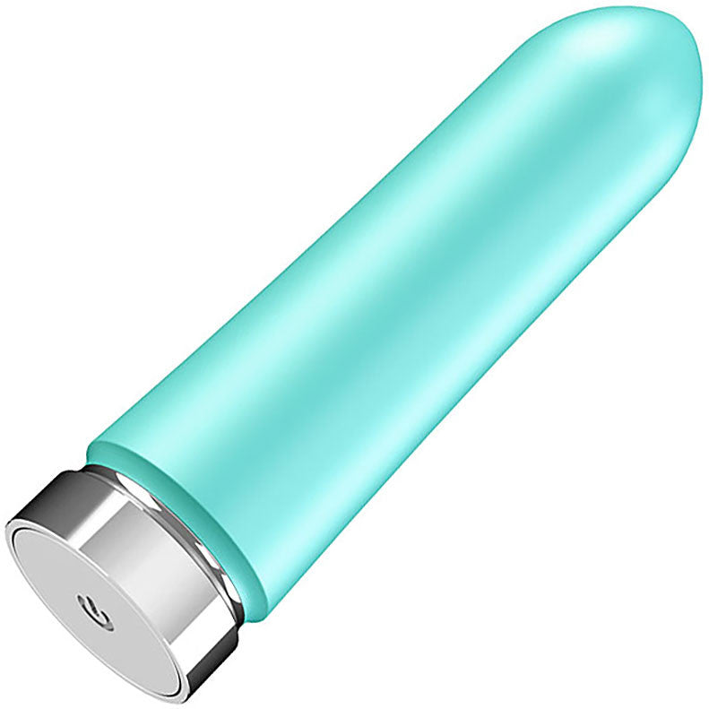 BAM Rechargeable Bullet Silicone Vibrator by VeDO - Turquoise