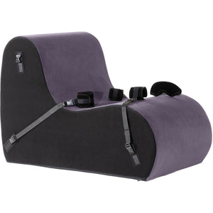 Liberator Beso Bondage Chair Valkyrie Edition With Microfiber Cuff Kit - Aubergine