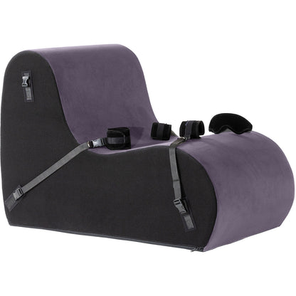 Liberator Beso Bondage Chair Valkyrie Edition With Microfiber Cuff Kit - Aubergine