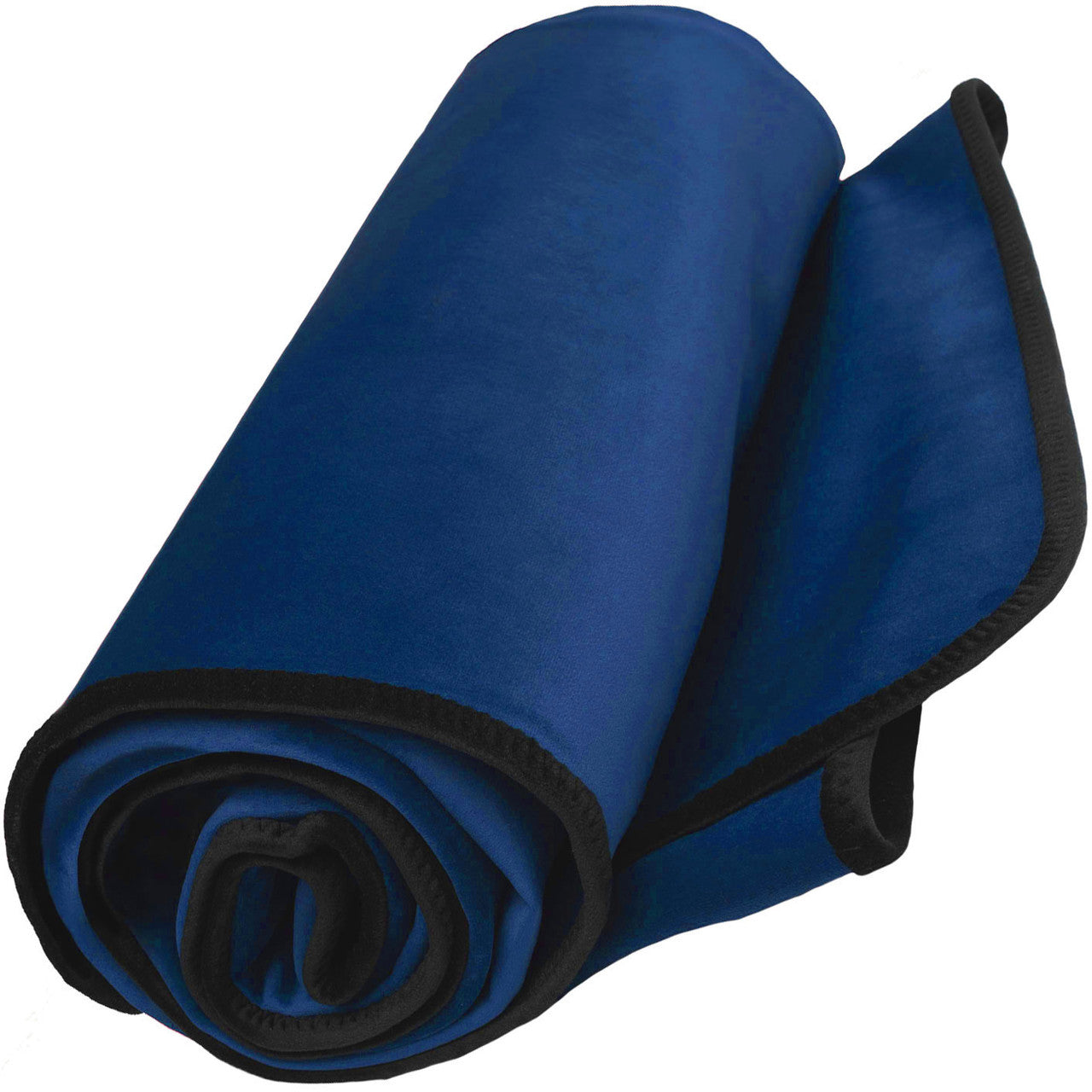 Fascinator Regular Size Throw Moisture-Proof Sensual Blanket - Microvelvet Royal Blue 72" x 54"