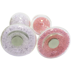 Magnetic Sparkle Bunny Tail Plug By Crystal Delights - Magnetic Base