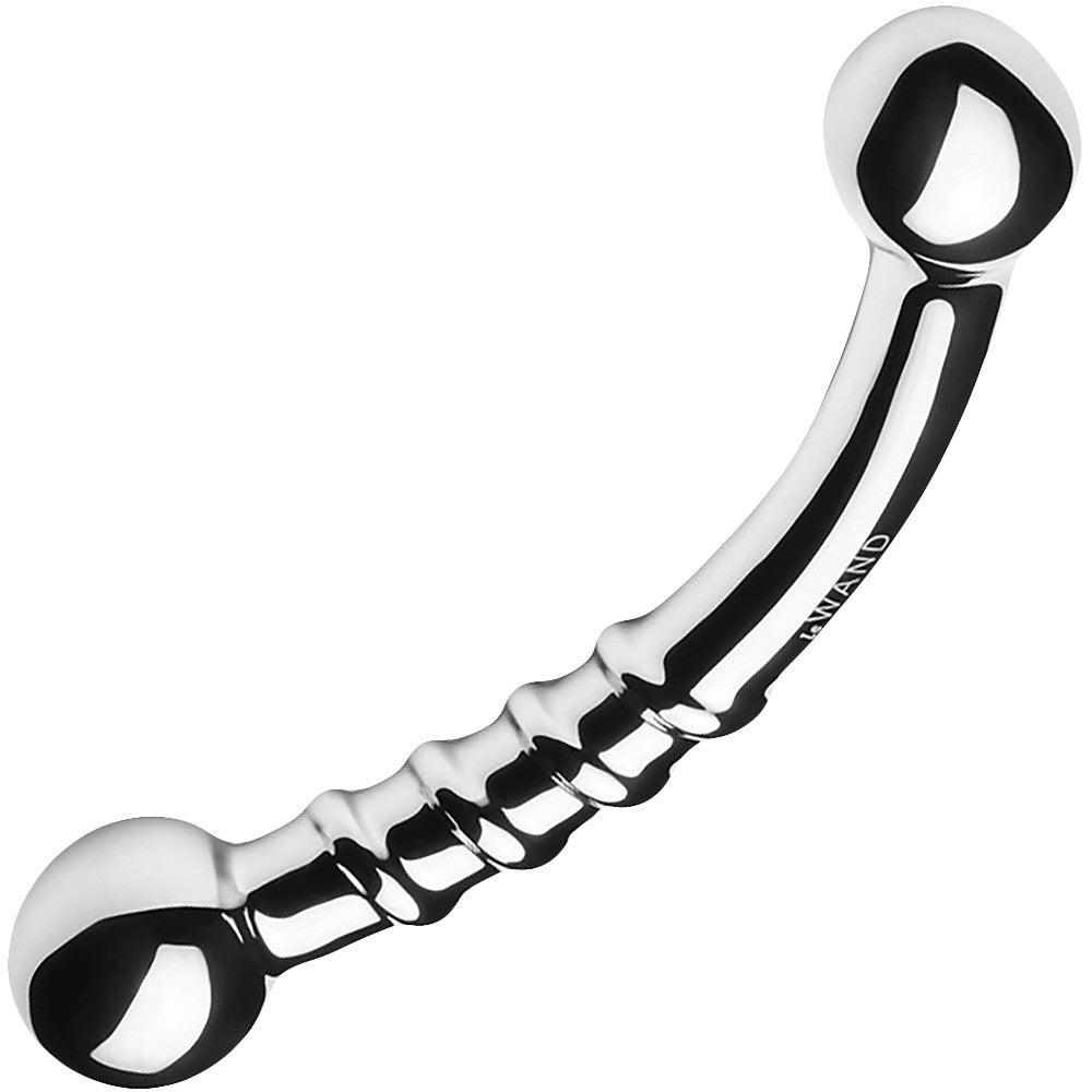 Le Wand Bow Solid Stainless Steel, Double-Sided Dildo