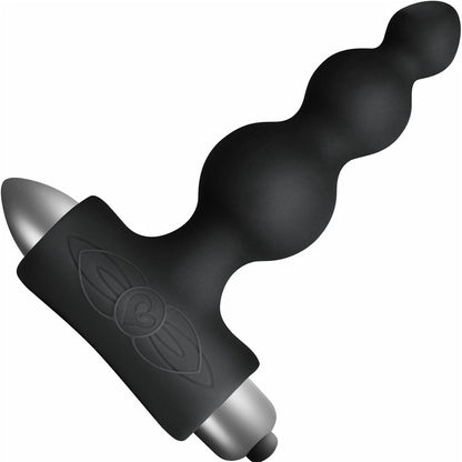 Petite Sensations Bubbles 7 Function Vibrating Butt Plug By Rocks-Off - Black