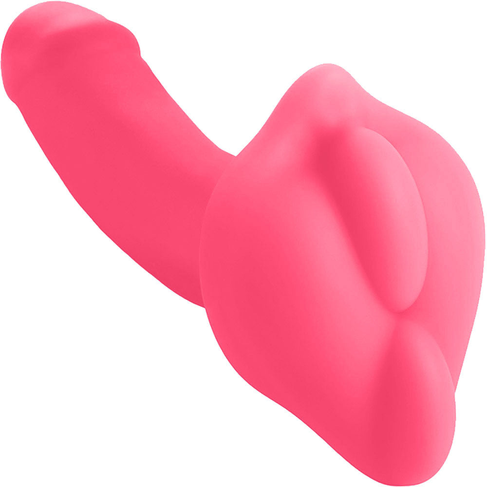 Bumpher Soft Silicone Dildo Base for Harness Play By Banana Pants - Sweet Pink