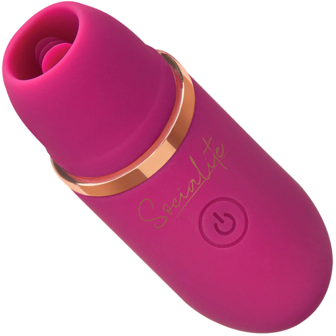 Socialite LIV MINI Tongue Rechargeable Silicone Pocket Licker By Bodywand - Pink