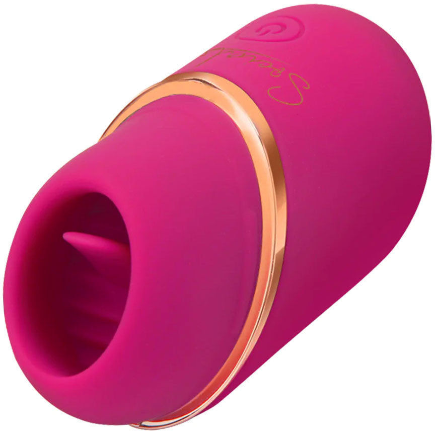 Socialite LIV MINI Tongue Rechargeable Silicone Pocket Licker By Bodywand - Pink