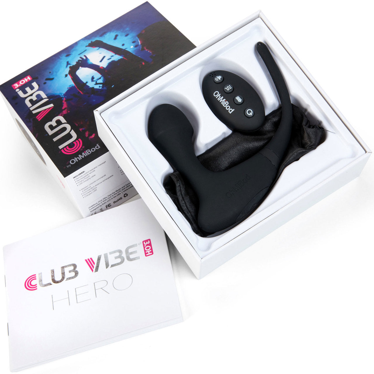 CLUB VIBE 3.OH HERO by OhMiBod - Wireless Remote Vibrating Butt Plug