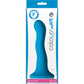 Colours 6" Wave Silicone Dildo - Blue