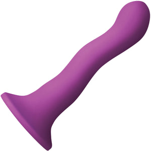 Colours 6" Wave Silicone Dildo - Purple