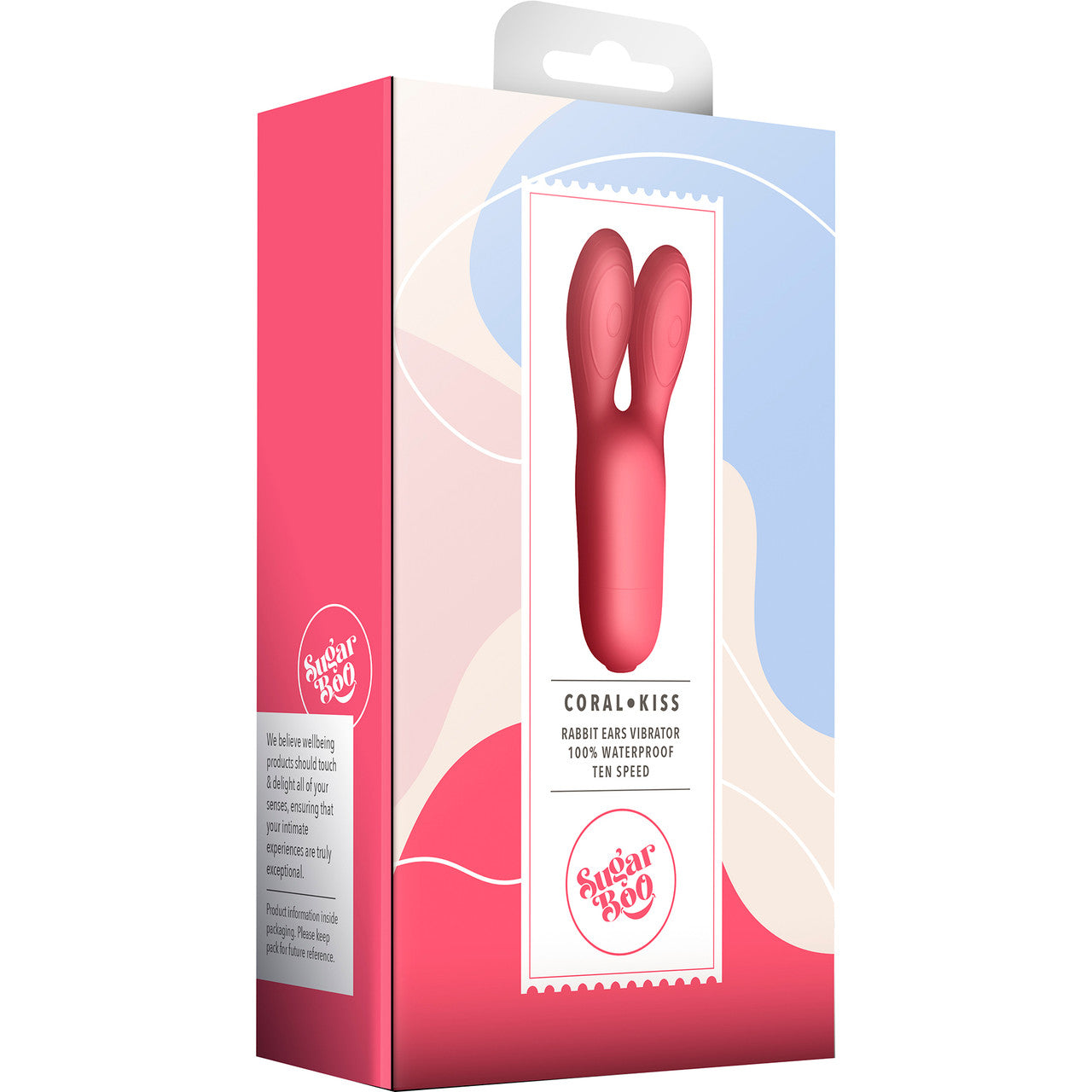 SugarBoo Coral Kiss Silicone 10 Function Waterproof Clitoral Stimulator