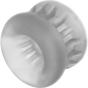Oxballs Core Ribbed Grip Squeeze Ball Stretcher - Clear Ice