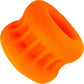 Oxballs Core Ribbed Grip Squeeze Ball Stretcher - Orange Ice