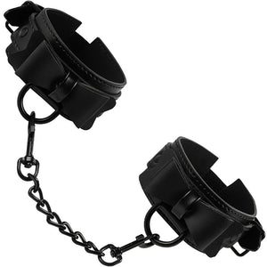 Sincerely Bow Tie Cuffs By Sportsheets - Black