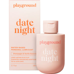 Playground Date Night Water-Based Personal Lubricant 3.7 fl oz - Champagne & Vanilla Essence