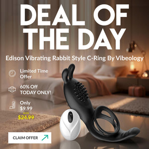 Edison Vibrating Rabbit Style Cock Ring By Vibeology