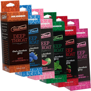 GoodHead Deep Throat Oral Anesthetic Spray 2 oz