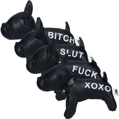 Black Pleather Statement Puppy