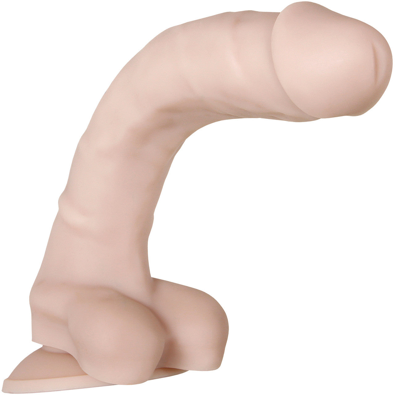 Real Supple Poseable 8.25" Silicone Dildo By Evolved Novelties - Vanilla