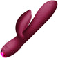 EveryGirl 10 Function Rechargeable Waterproof Rabbit Style Vibrator By Rocks-Off - Burgundy