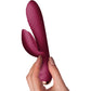 EveryGirl 10 Function Rechargeable Waterproof Rabbit Style Vibrator By Rocks-Off - Burgundy