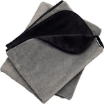 Fascinator Fur Sex Blanket - Queen - Grey & Black