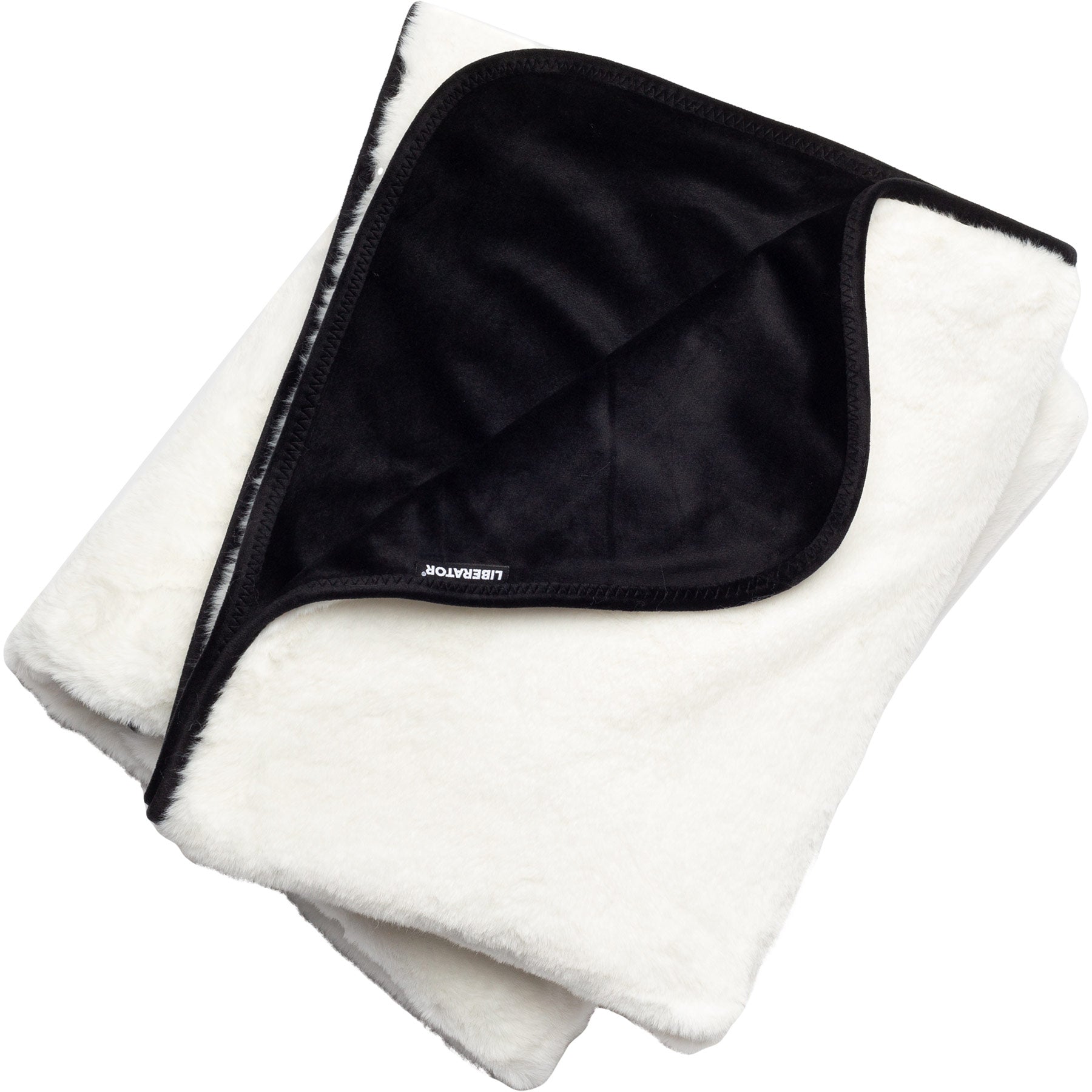 Fascinator Fur Sex Blanket - Queen - White & Black