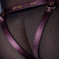 Strap-on-Me Generous Leatherette Harness - Metallic Aubergine