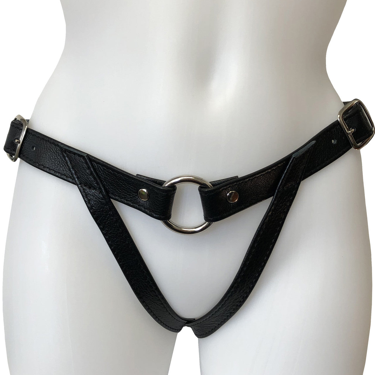 Aslan Black Leather Fave Plug Harness