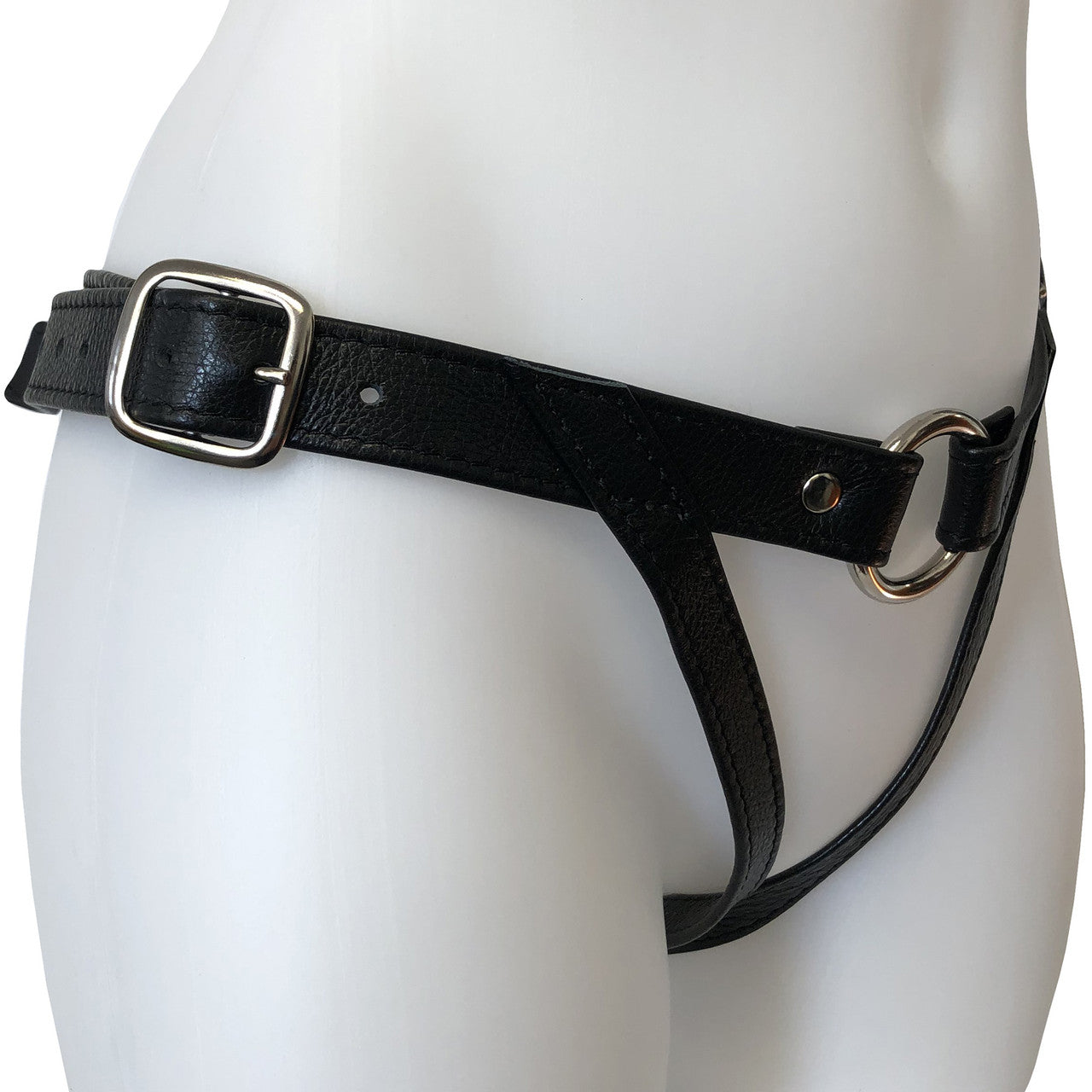 Aslan Black Leather Fave Plug Harness