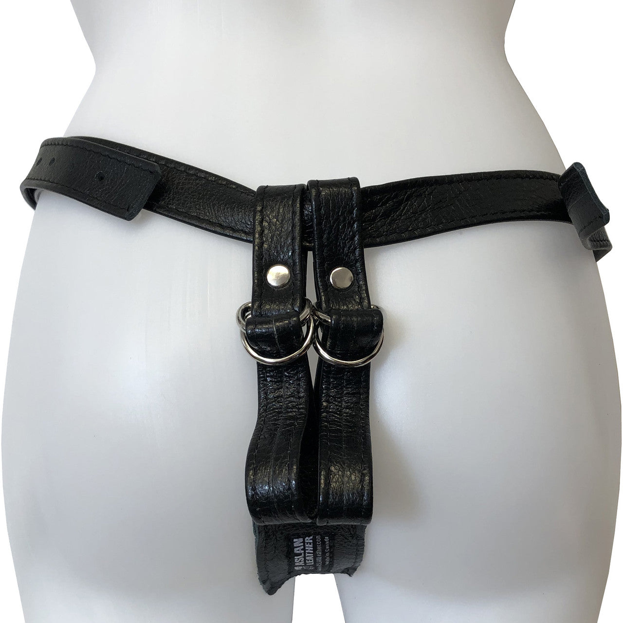 Aslan Black Leather Fave Plug Harness