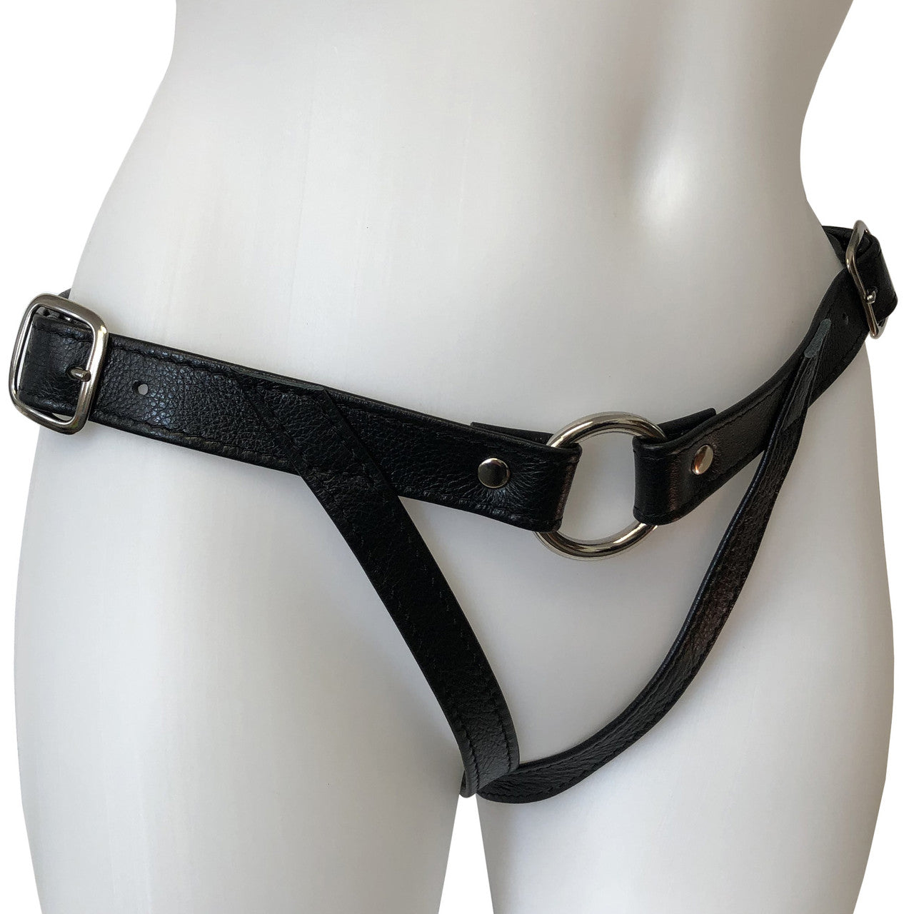 Aslan Black Leather Fave Plug Harness