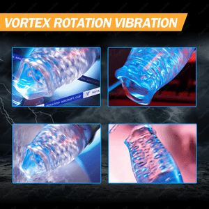 The Male Rose Pro Thrusting Vibrating Rotating Oral Sex Penis Masturbator