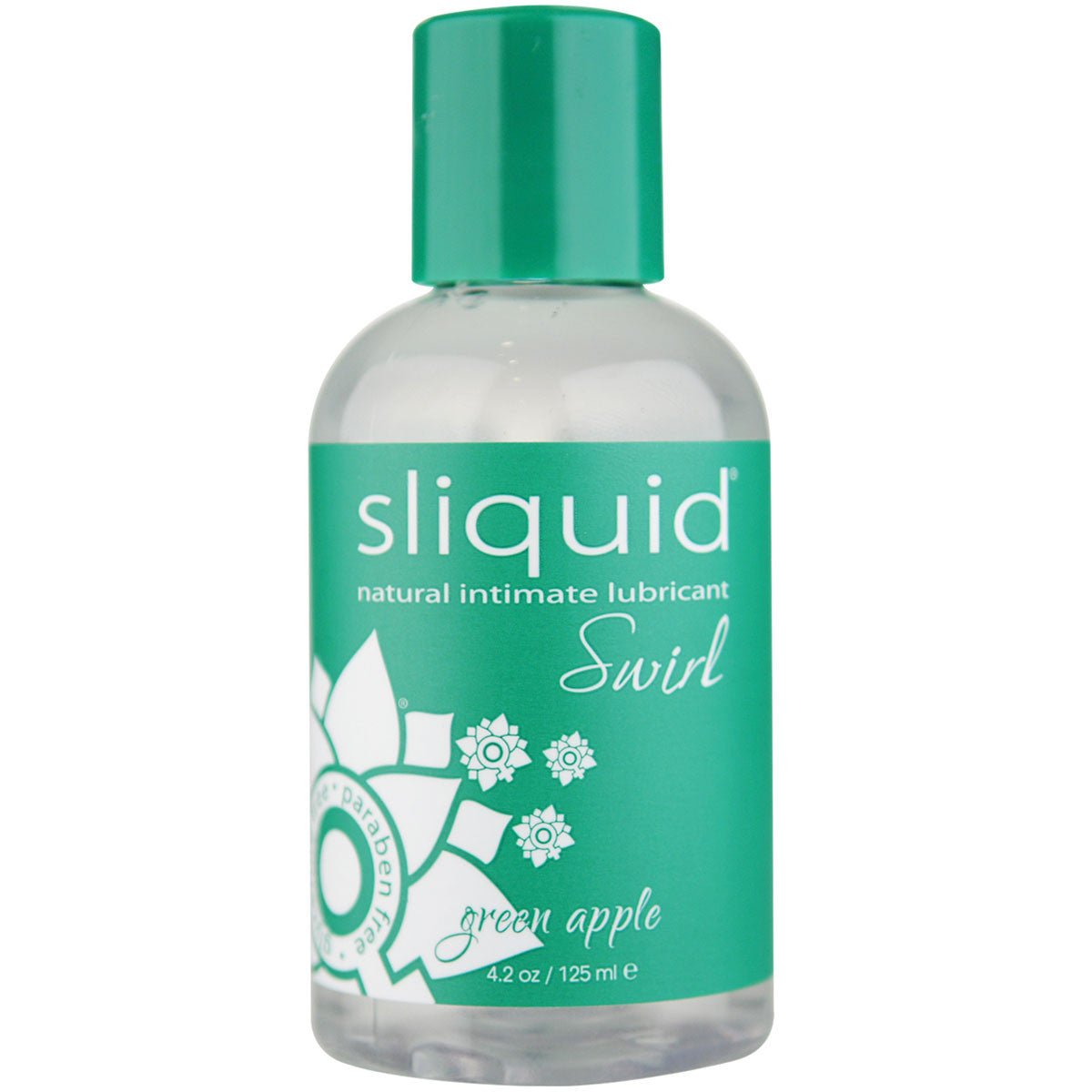 Sliquid Naturals Swirl Green Apple Lubricant 4.2 fl oz