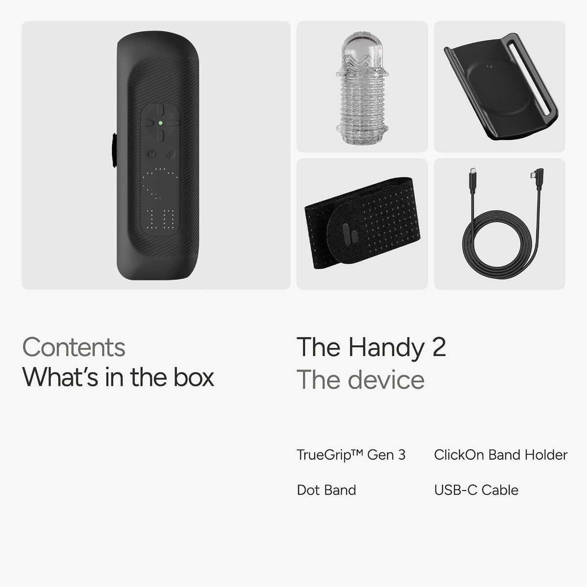 The Handy 2 Interactive App Enabled Penis Stroker - In The Box