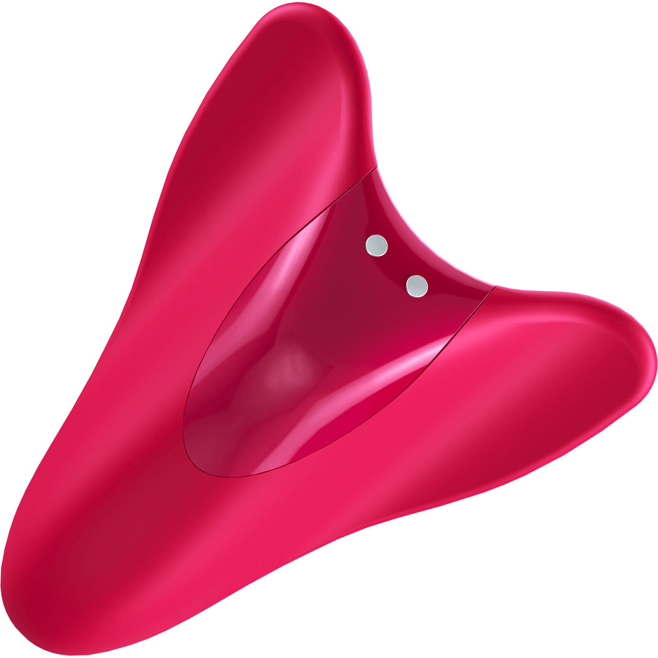 Satisfyer High Fly Silicone Rechargeable Finger Vibrator - Red