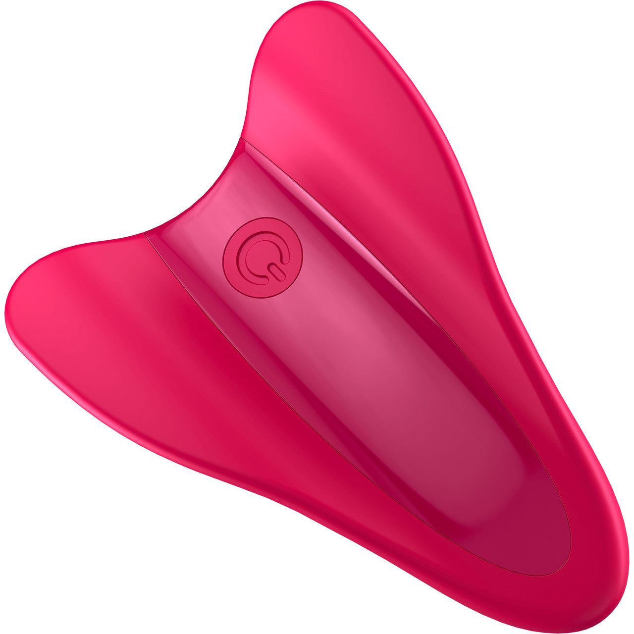 Satisfyer High Fly Silicone Rechargeable Finger Vibrator - Red