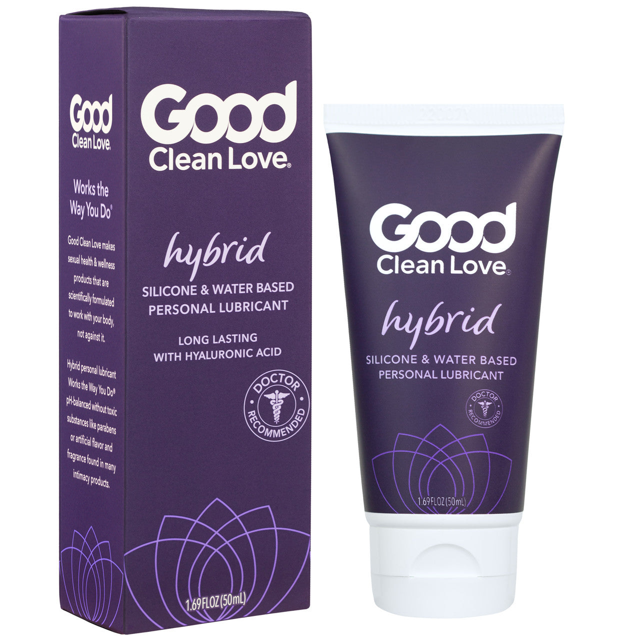 Good Clean Love Hybrid Silicone & Water Based Personal Lubricant 1.69 oz