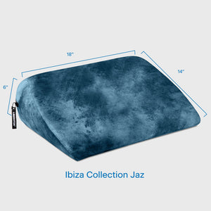 Liberator Jaz Original Sensual Positioning Pillow - Ibiza Collection, Ocean Blue