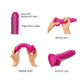 Strap-on-Me Sliding Skin Dual Density Silicone Suction Cup Realistic Dildo - Features