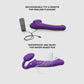 Strap-on-Me Silicone Vibrating Remote Control Strapless Strap-On - Infographic