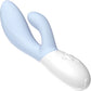 LELO Ina 3 Silicone Rechargeable Dual-Stimulation Vibrator - Seafoam