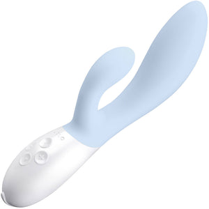 LELO Ina 3 Silicone Rechargeable Dual-Stimulation Vibrator - Seafoam